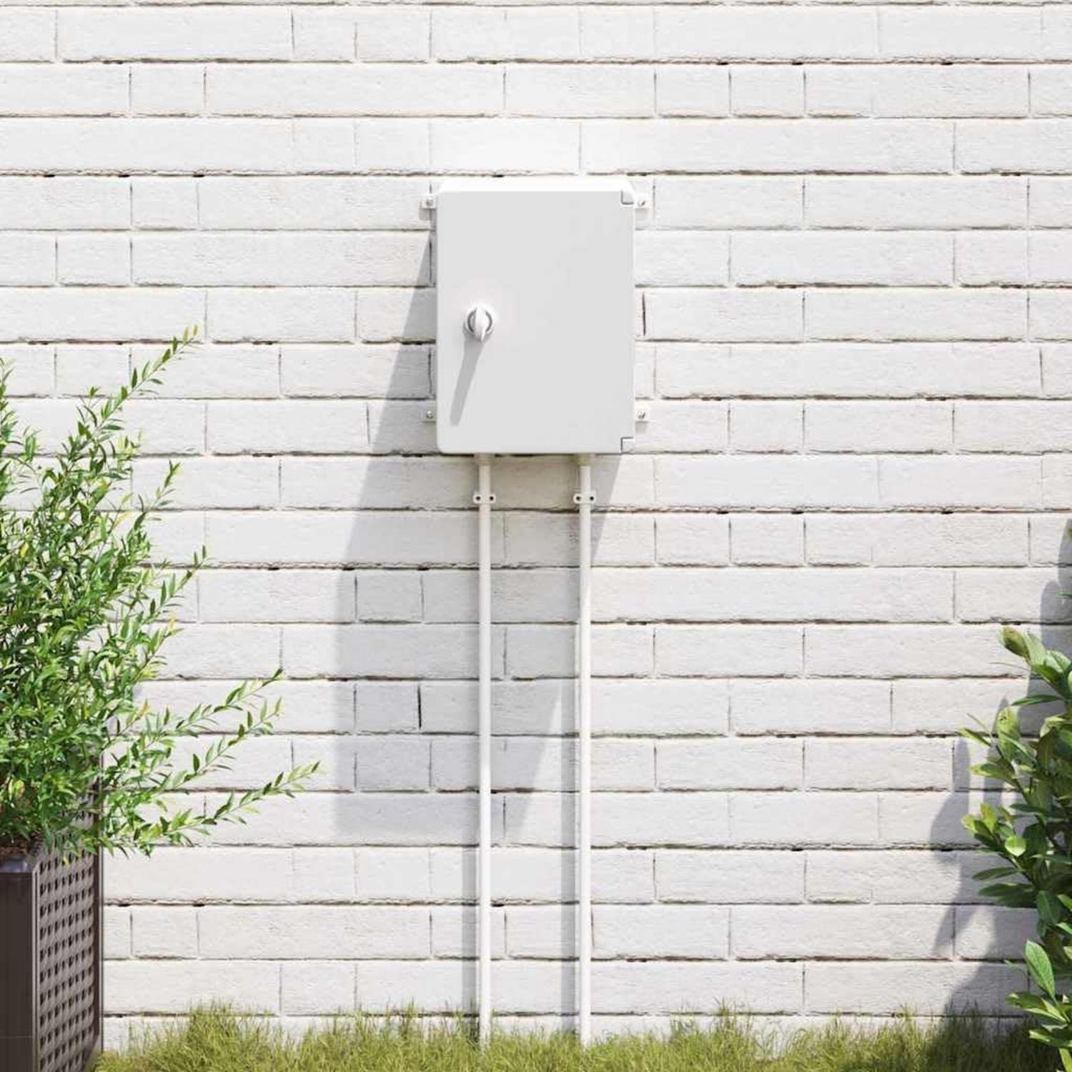 Armadietto di controllo in plastica ABS 28 13 28 cm in giardino cantina casa ambienti umidi con montaggio alloggiamento x x grigio per interni ed esterni per cablaggio e installazione