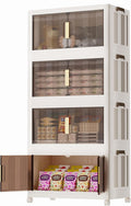 Armadio Sightlife in metallo mobili da esterno credenza in metallo da cucina da balcone da giardino da corridoio ripiano regolabile 40 80 76 cm x x