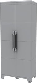 Armadio Transforming Modular 4 Multifunzionale Alto da Esterno Interno Due Ante. Materiale Plastica 40 cm Dimensioni 78 x 43 6 x 184